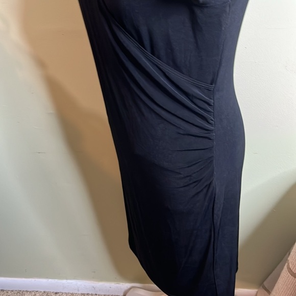 Chico's Travelers Rosemary Black 3/4 sleeve stretch dress, size small petite - Picture 15 of 17